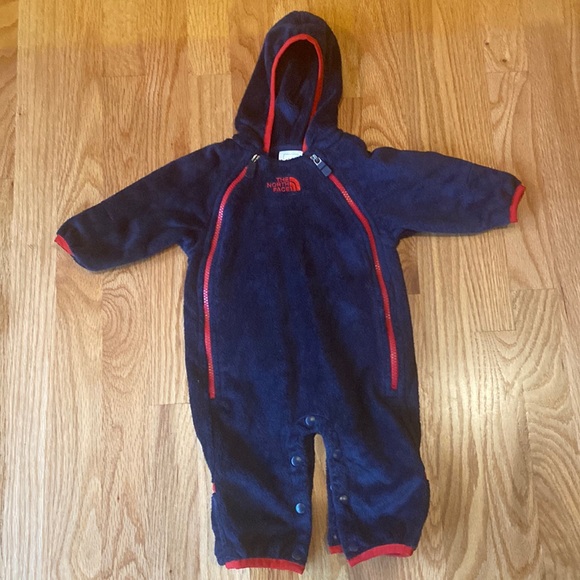 The North Face Other - THE NORTH FACE Fleece Onesie 0-3 Month Double Zip